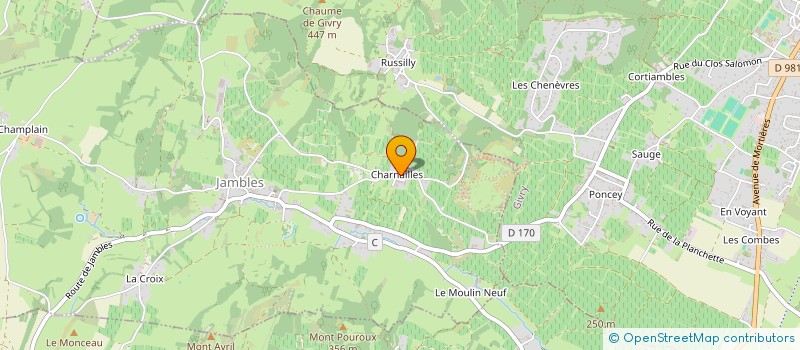 localisation de l'entreprise JEANBALICE  JAMBLES