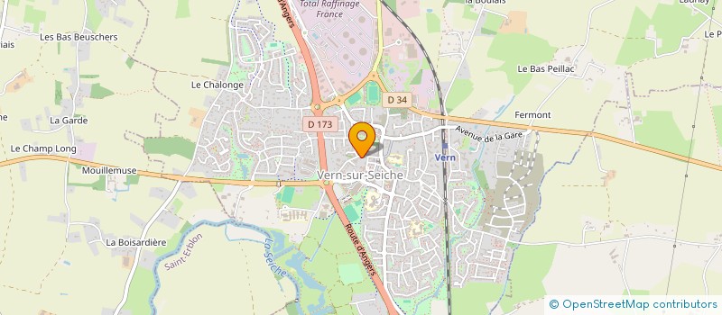 localisation de l'entreprise JEANBELI  VERN-SUR-SEICHE