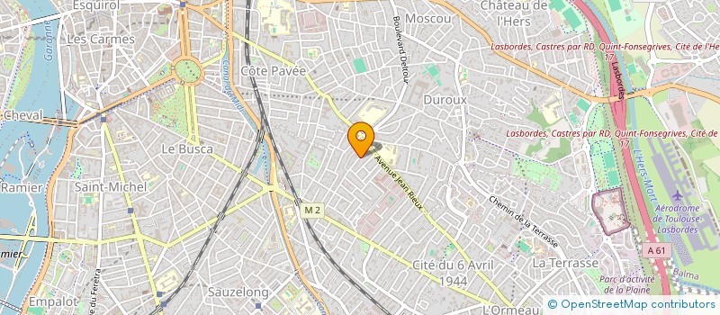 localisation de l'entreprise JEANBERT à TOULOUSE