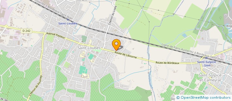 localisation de l'entreprise JEANBERT  SAINT-LOUBES