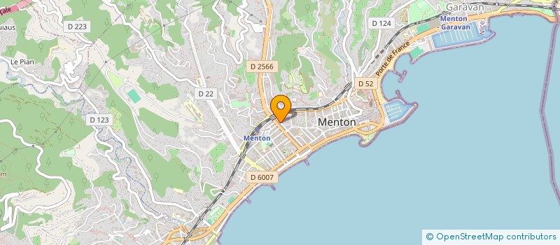 localisation de l'entreprise JEANCADY à MENTON