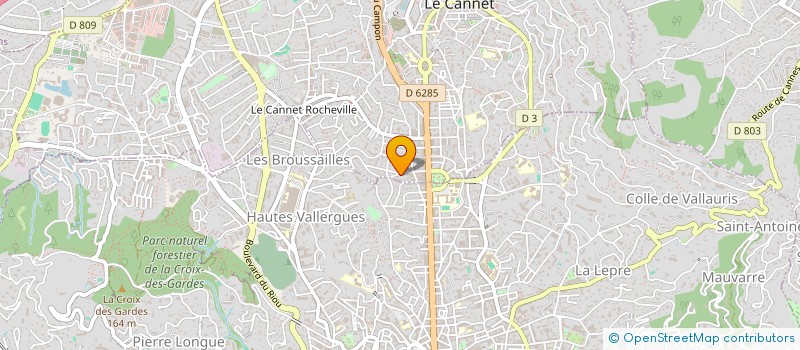 localisation de l'entreprise JEANCEAL à LE CANNET