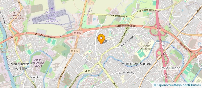 localisation de l'entreprise JEANCEL à MARCQ-EN-BARŒUL