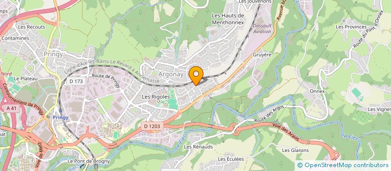 localisation de l'entreprise JEANCHRIGEST à EPAGNY METZ-TESSY