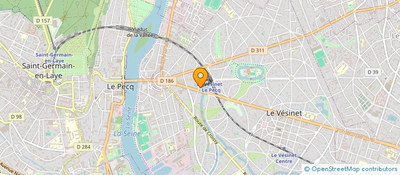 localisation de l'entreprise JEANDA  LE VESINET