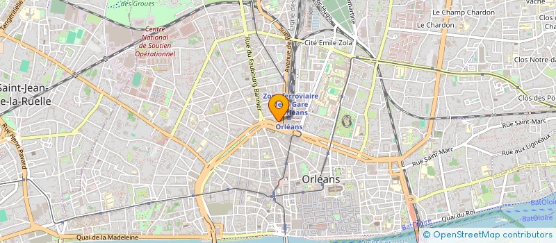 localisation de l'entreprise JEANDEL-LE MOUROUX ET ASSOCIES à ORLEANS