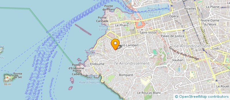 localisation de l'entreprise JEANDELAJAILLE.COM  MARSEILLE
