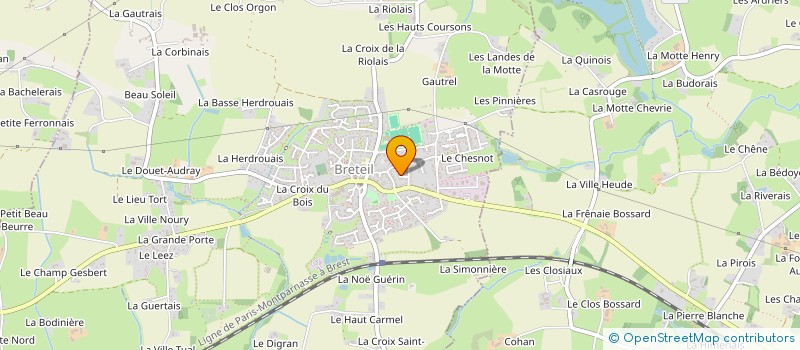 localisation de l'entreprise JEANDENISYOL  BRETEIL