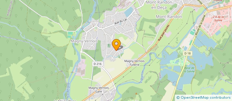 localisation de l'entreprise JEANDET-GUTIERREZ ASSOCIATES HOLDING  MAGNY-VERNOIS