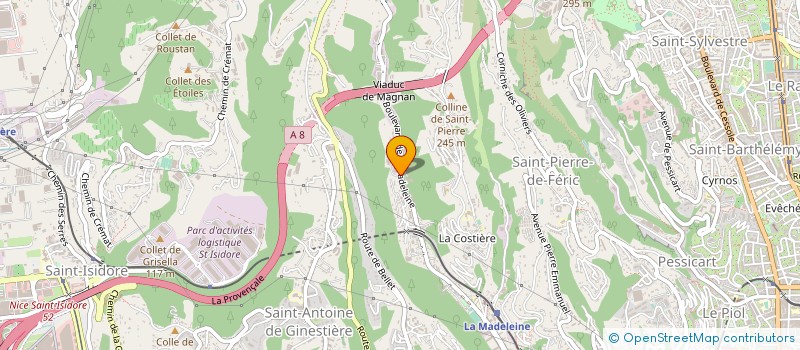 localisation de l'entreprise JEANDET PEINTURES REFINISCHING à NICE
