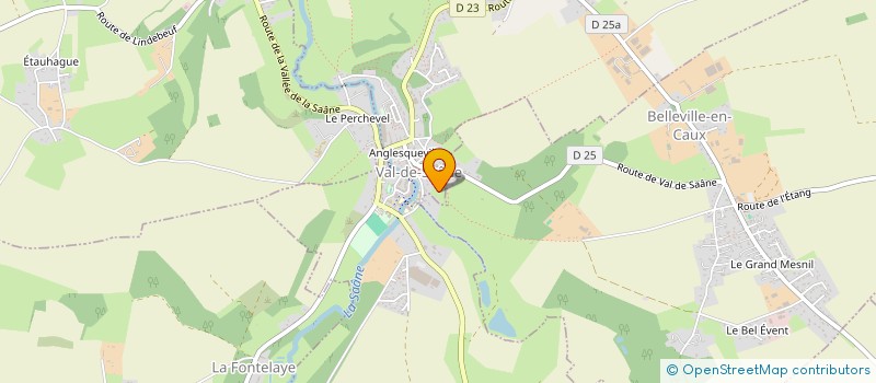 localisation de l'entreprise JEANDIN PAYSAGES SERVICES A LA PERSONNE  AUZOUVILLE-SUR-SAANE