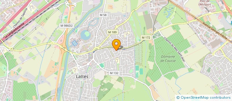 localisation de l'entreprise JEANDORO à LATTES