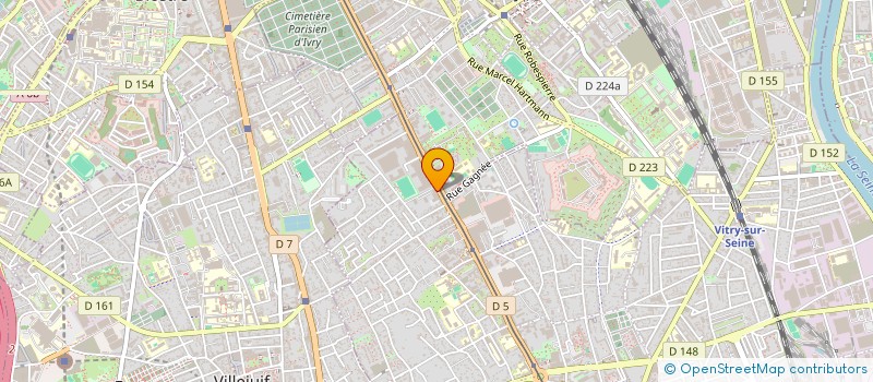 localisation de l'entreprise JEANDRE  VITRY-SUR-SEINE