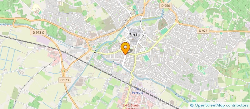 localisation de l'entreprise JEANDRE SCI  PERTUIS