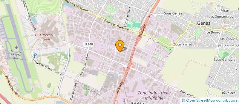 localisation de l'entreprise JEANELI  CHASSIEU