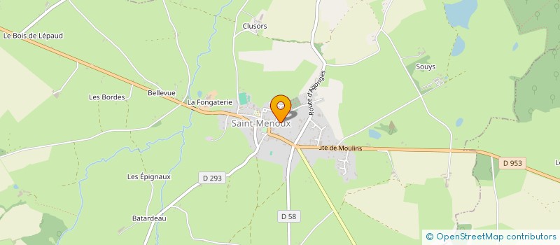 localisation de l'entreprise JEANELLE  SAINT-MENOUX