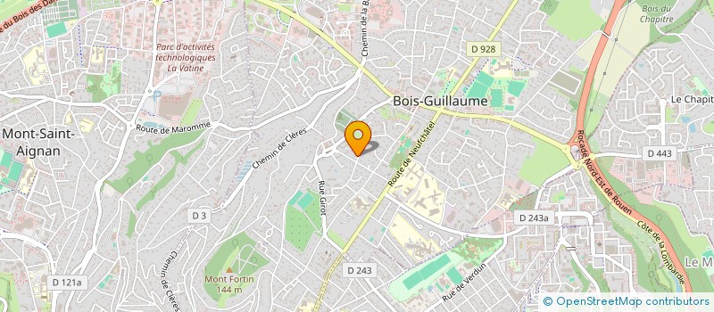 localisation de l'entreprise JEANELOMARY à BOIS-GUILLAUME