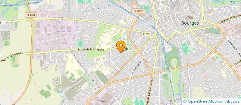 localisation de l'entreprise JEANFAU  BOURGES