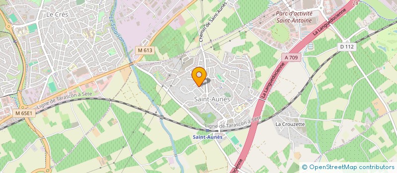 localisation de l'entreprise JEANFRA  SAINT-AUNES