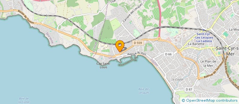 localisation de l'entreprise JEANGEA à SAINT-CYR-SUR-MER