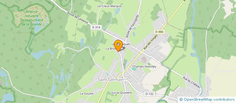 localisation de l'entreprise JEANGERARD SEBASTIEN  SAINT-GERMAIN