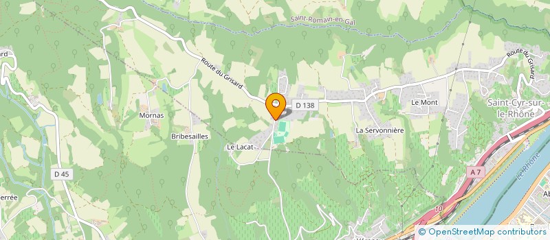 localisation de l'entreprise JEANGUYDOR  SAINT-CYR-SUR-LE-RHONE