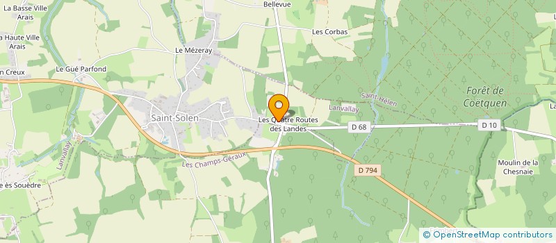 localisation de l'entreprise JEANHETA  LANVALLAY