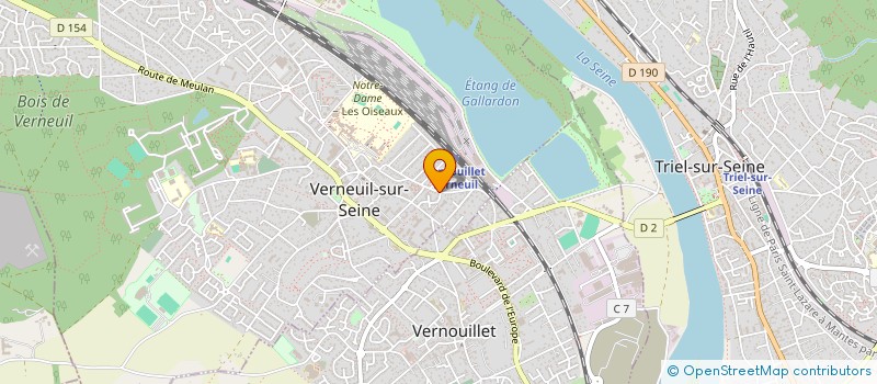 localisation de l'entreprise JEANINE  VERNEUIL-SUR-SEINE