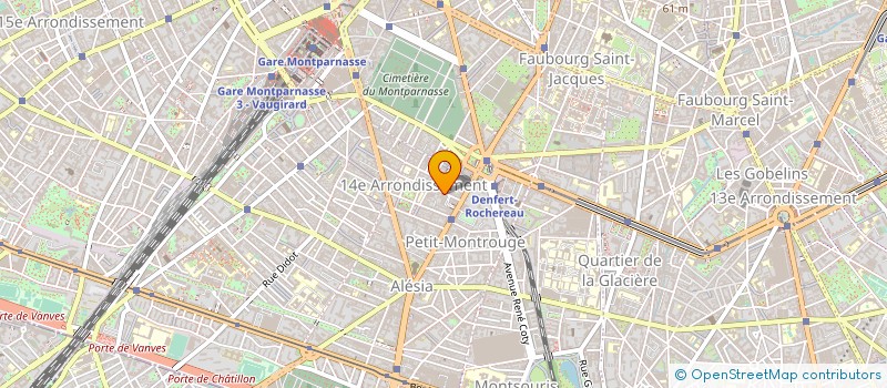 localisation de l'entreprise JEANINE BATTEGAY  PARIS