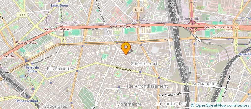 localisation de l'entreprise JEANINE COIFFURE  PARIS