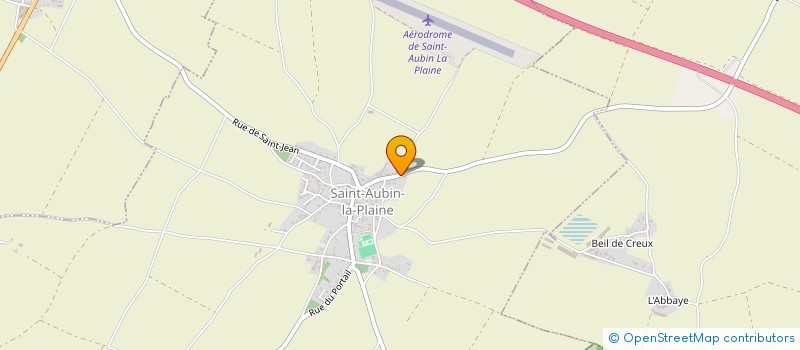 localisation de l'entreprise JEANINE DAUNIS INVEST à SAINT-AUBIN-LA-PLAINE