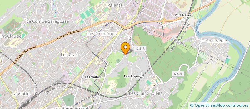 localisation de l'entreprise JEANIS à BESANCON