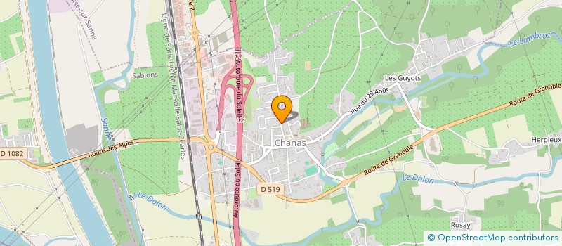 localisation de l'entreprise JEANISAPHIL  CHANAS