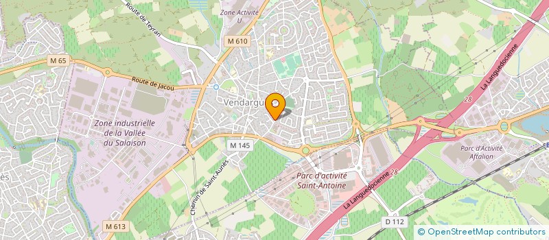localisation de l'entreprise JEANJEAN à VENDARGUES