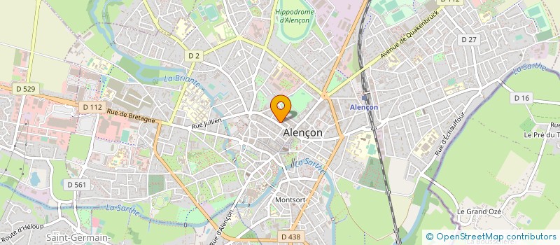 localisation de l'entreprise JEANJEAN à ALENCON
