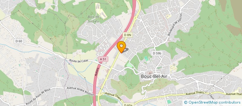 localisation de l'entreprise JEANJEAN à BOUC-BEL-AIR