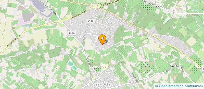 localisation de l'entreprise JEANJO'  SAINT-DIDIER