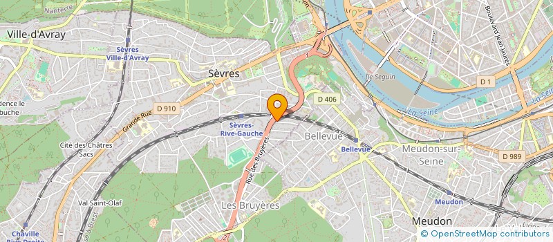 localisation de l'entreprise JEANJUBE à SEVRES