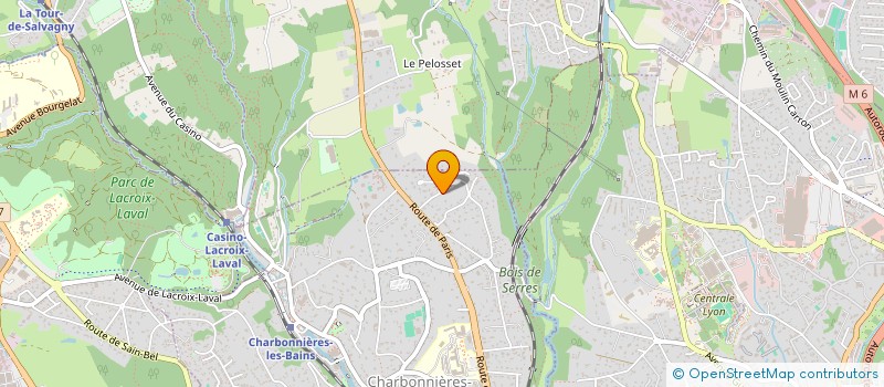 localisation de l'entreprise JEANLONS  CHARBONNIERES-LES-BAINS