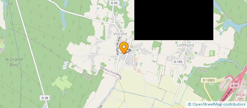 localisation de l'entreprise JEANLY  VINCENT-FROIDEVILLE