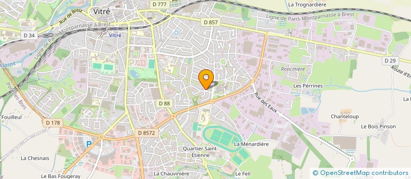 localisation de l'entreprise JEANMA  VITRE