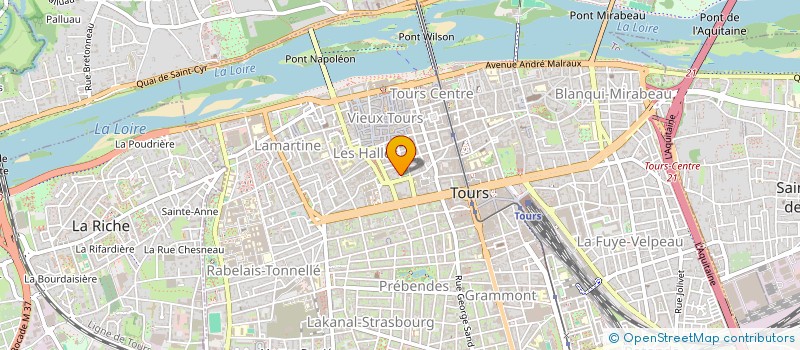 localisation de l'entreprise JEANMADIE  TOURS