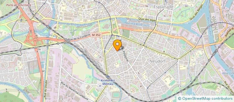 localisation de l'entreprise JEANMI à STRASBOURG
