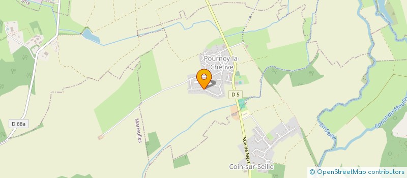 localisation de l'entreprise JEANN'IME  POURNOY-LA-CHETIVE