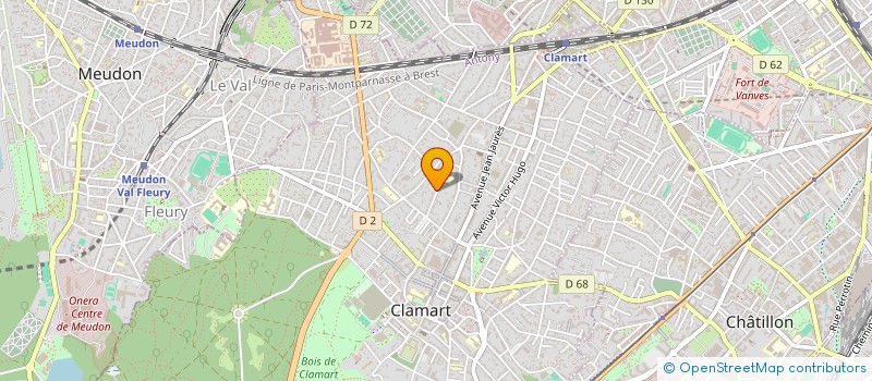 localisation de l'entreprise JEANNA STOM à CLAMART