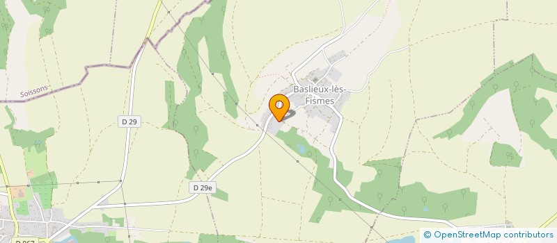 localisation de l'entreprise JEANNAD  BASLIEUX-LES-FISMES