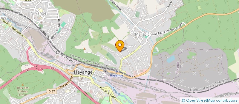 localisation de l'entreprise JEANNE  HAYANGE
