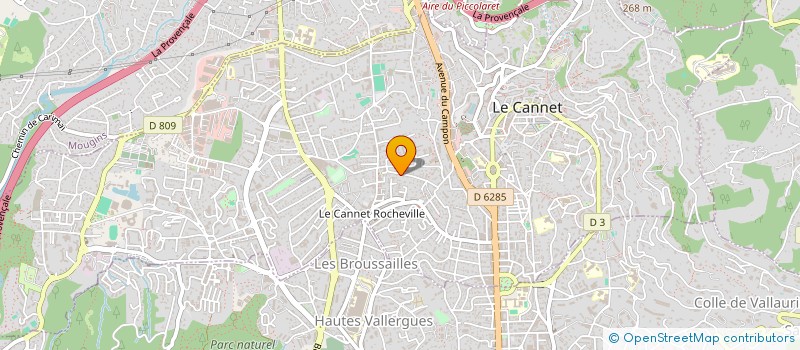 localisation de l'entreprise JEANNE à LE CANNET