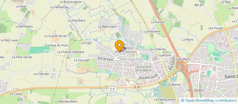 localisation de l'entreprise JEANNE  MONTGERMONT