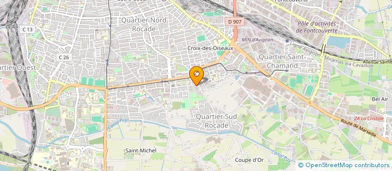 localisation de l'entreprise JEANNE  AVIGNON